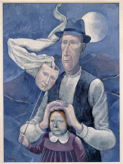 Máscara y viejo