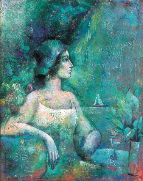 Dama en verde