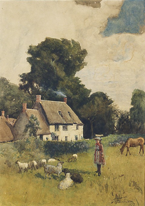 NIÑA EN GRANJA